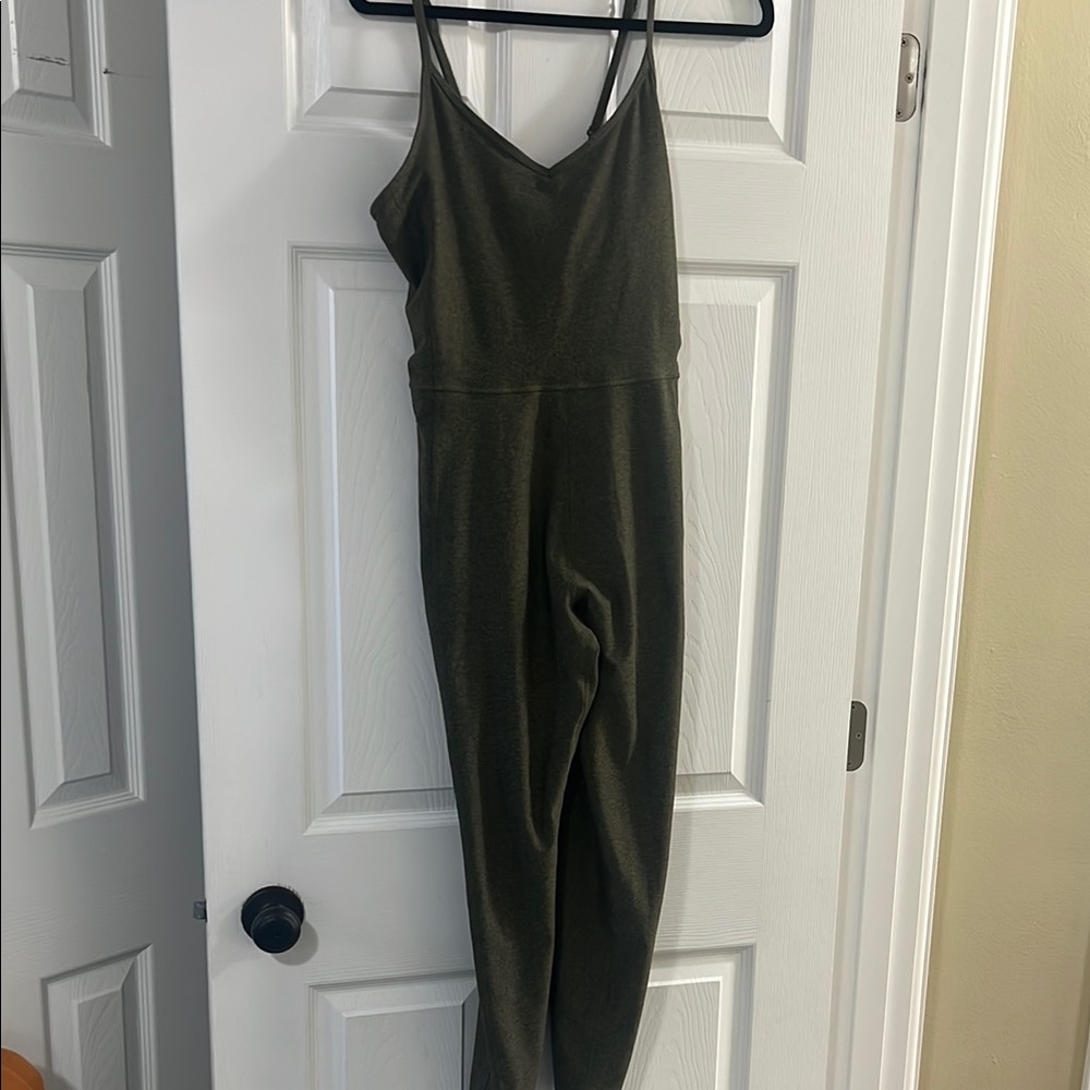 Olive Green Women's Jumpsuit